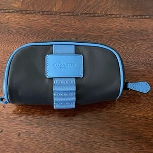 Coach Golf Navy Blue Leather